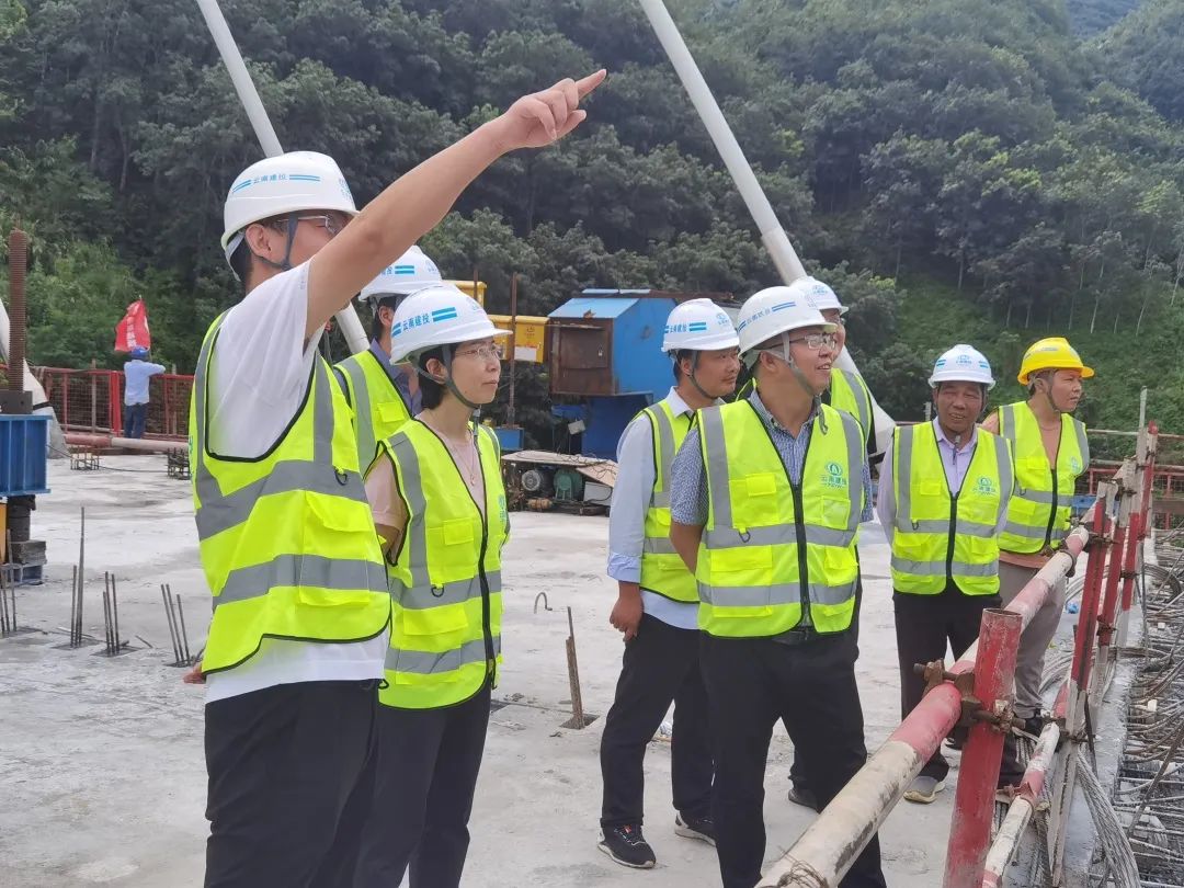 李元鴻帶隊(duì)到景洪神秘谷瀾滄江特大橋項(xiàng)目開展安全綜合大檢查.jpg